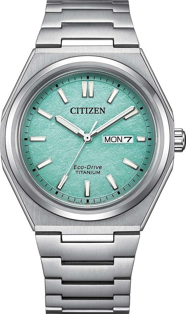 萬年鐘錶 - Citizen 星辰錶  超級鈦輕盈耐磨光動能男錶  AW0130-85M 錶徑39.5MM