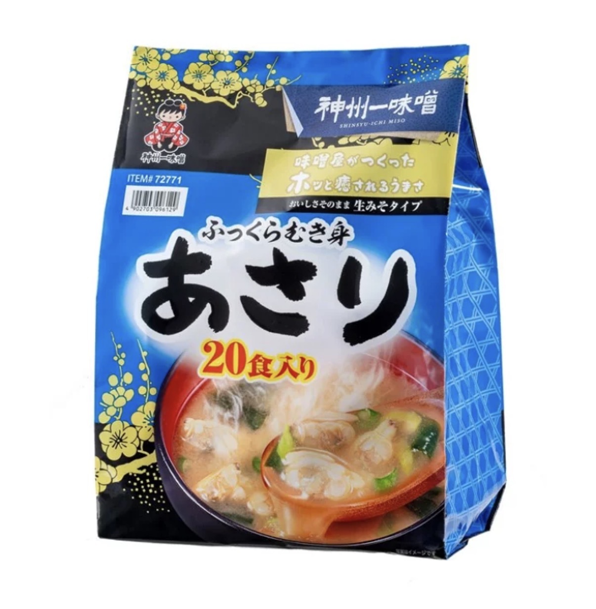 【Costco限定】JP 神州一味噌 蜆肉風味味噌湯 6129 TK260413