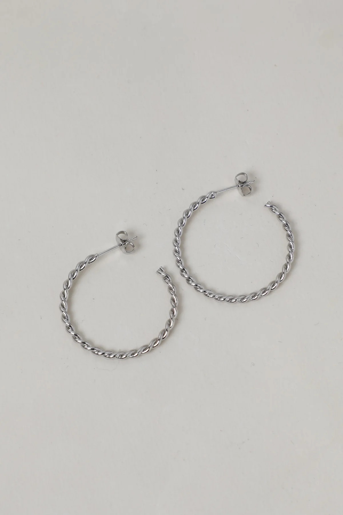 Waekura Earrings Narcisse M Palladium (WA122)