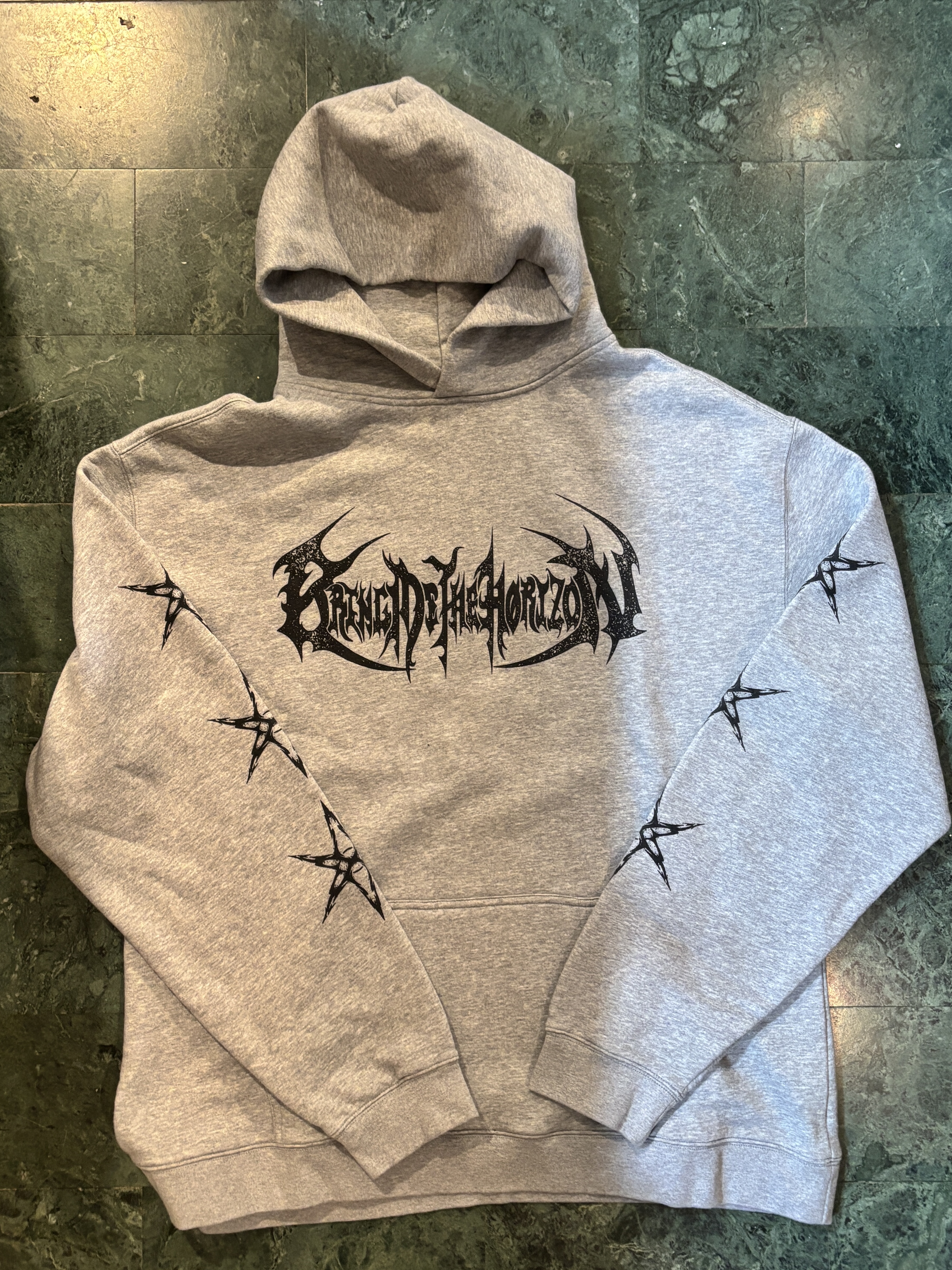 Bring Me The Horizon “One Body One Soul” Grey Hoodie （size XXL）