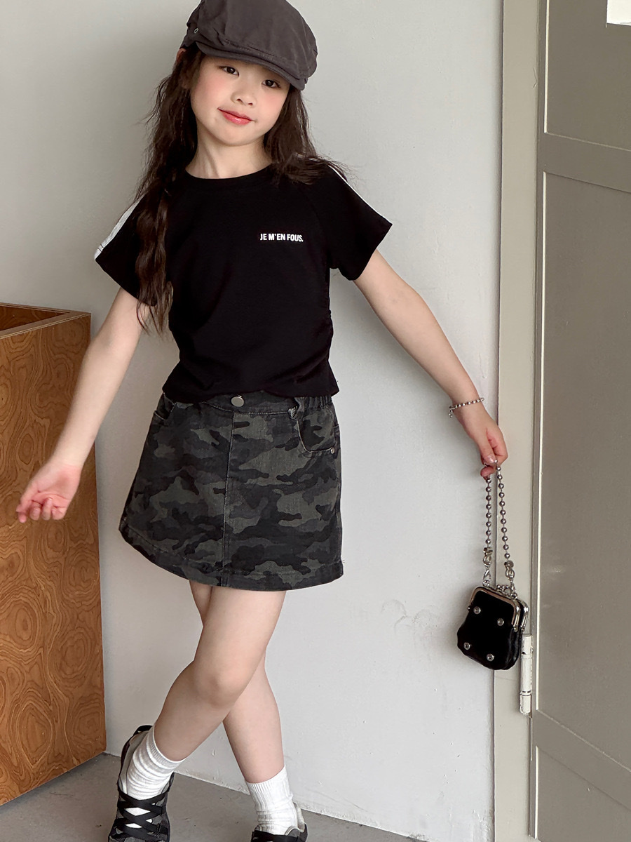 美式經典復古縮腰上衣