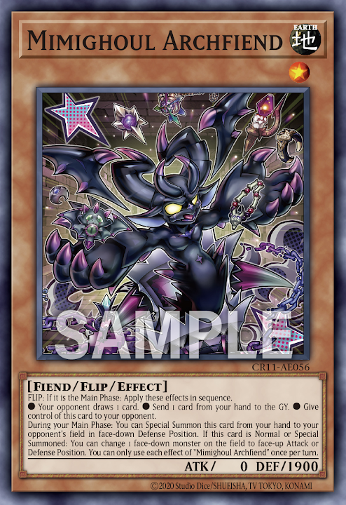 CR11-AE056 Mimighoul Archfiend(寶箱食屍鬼 惡魔)