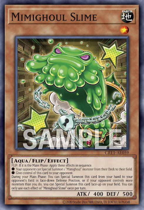CR11-AE059 Mimighoul Slime(寶箱食屍鬼 史萊姆)
