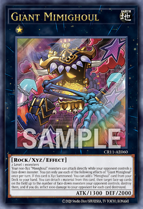CR11-AE060 (UR/SER)Giant Mimighoul(巨大寶箱食屍鬼)