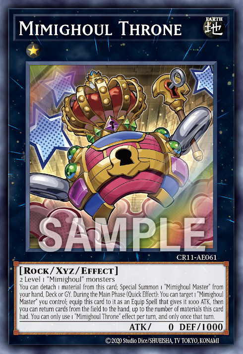 CR11-AE061 (SR)Mimighoul Throne(寶箱食屍鬼 王座)