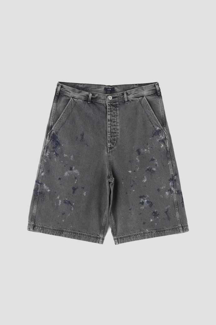 YLÈVE HAND PAINT DENIM SHORTS (2COL)