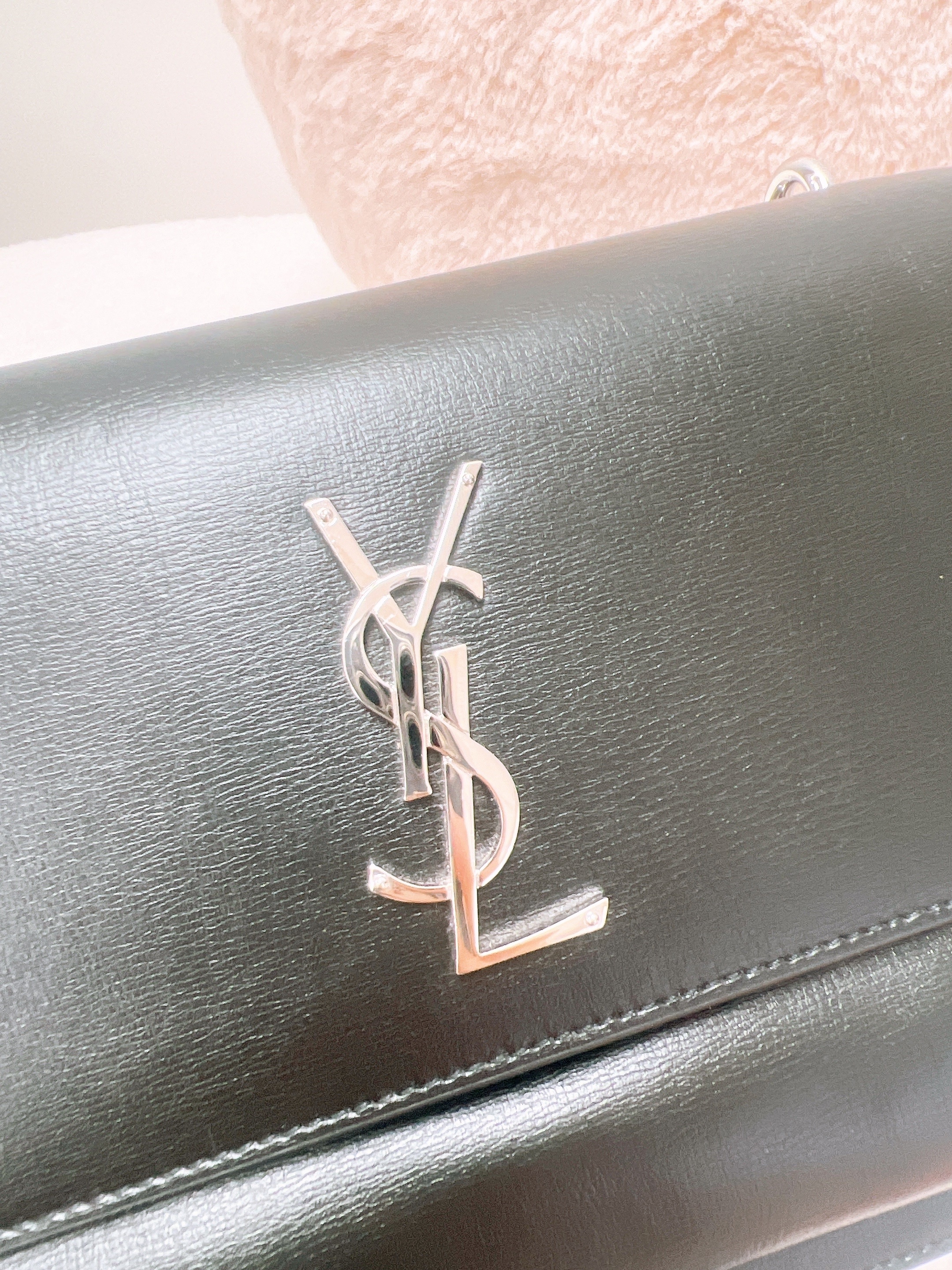 YSL Saint Laurent sunset medium (black/ silver)
