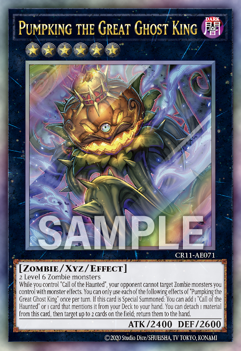 CR11-AE071  (UTR)Pumpking the Great Ghost King (偉大幽靈王 南瓜王)
