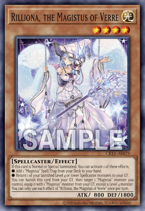 CR11-AE079 Rilliona, the Magistus of Verre(結晶的大賢者 仙杜瑞拉)