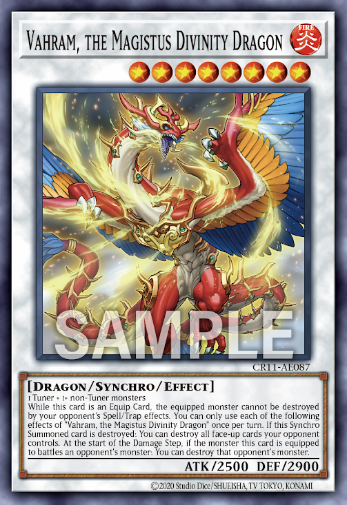 CR11-AE087 Vahram, the Magistus Divinity Dragon(絕火的龍神 瓦赫蘭)
