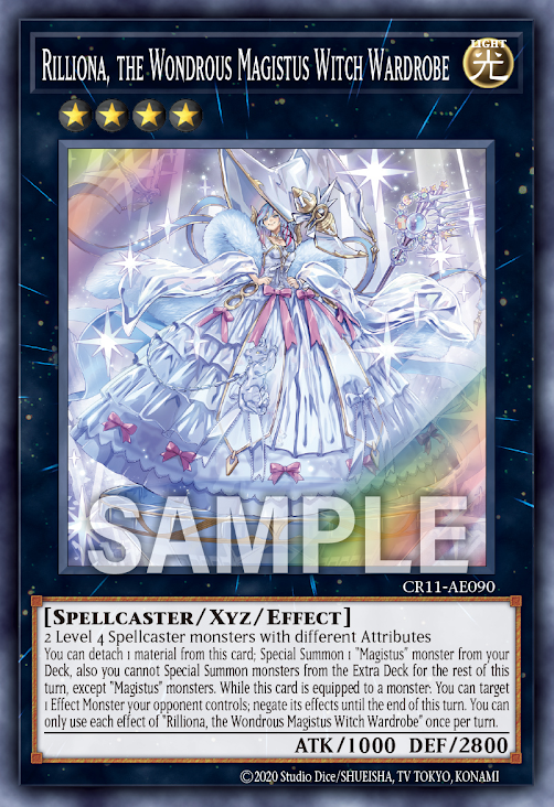 CR11-AE090 (SR)Rilliona, the Wondrous Magistus Witch Wardrobe(結晶的魔女 仙杜瑞拉)