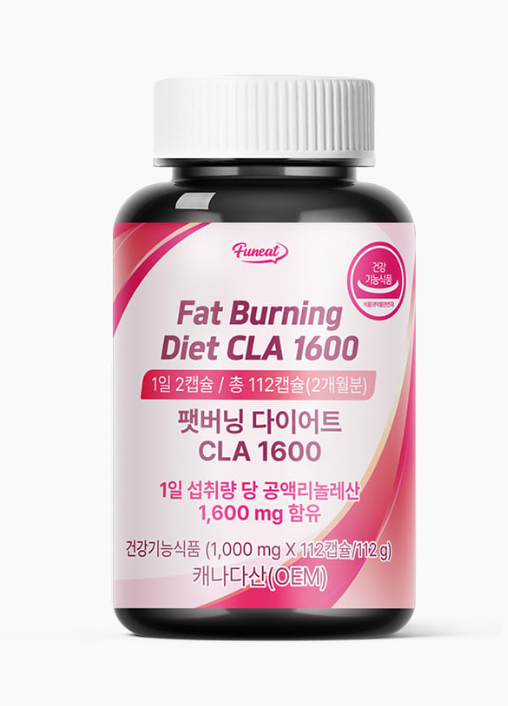 MP260413-F42-【韓國Funeat】 脂肪燃燒減肥CLA (1600mg x 112粒) (2個月份)-(EXP-18/2/2028)