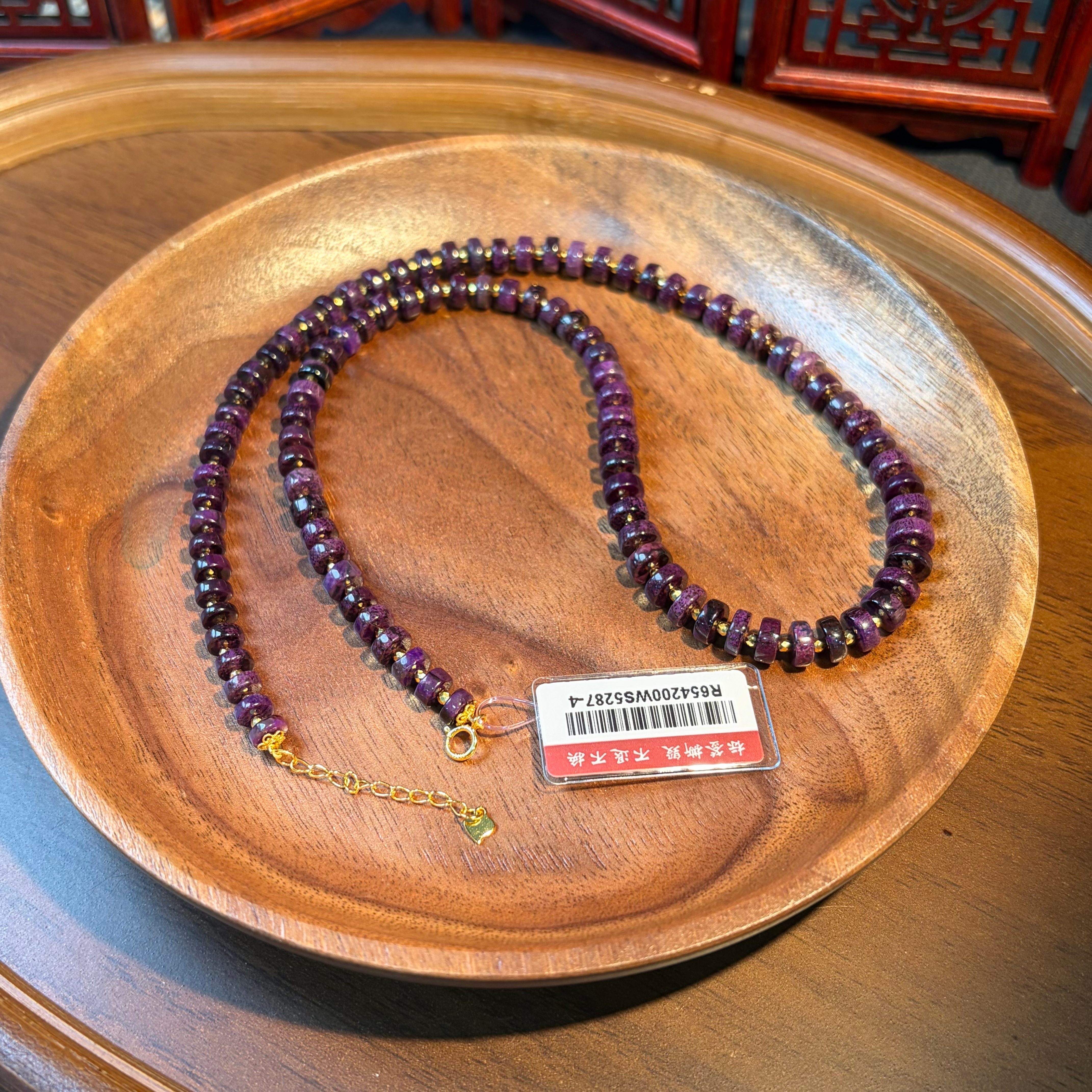 SC134 串盤珠舒俱萊S925銀項鏈 約5mm