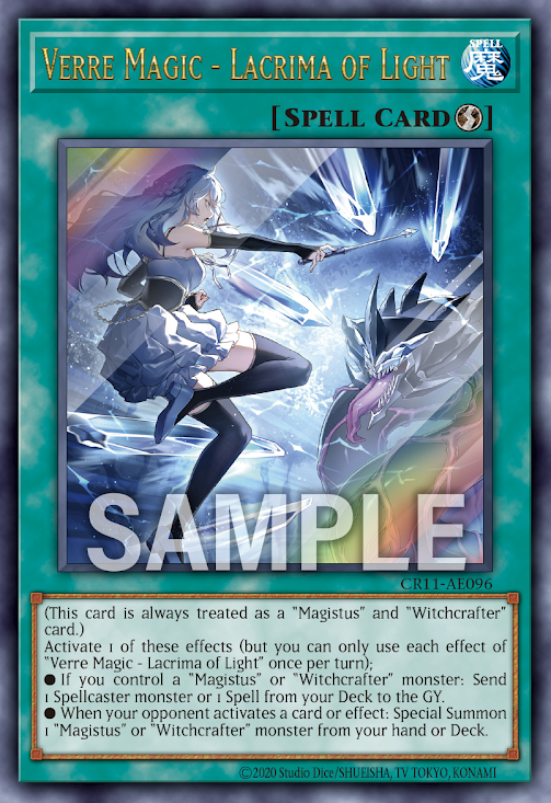 CR11-AE096 (UR/SER/PSER)Verre Magic - Lacrima of Light(結晶魔術 光之涙)