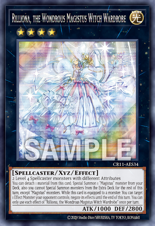 CR11-AES34 (SER)Rilliona, the Wondrous Magistus Witch Wardrobe(結晶的魔女 桑德里永)