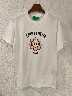 Crisathena Sunflower T-Shirt in White CT-CH2626-WHT-M