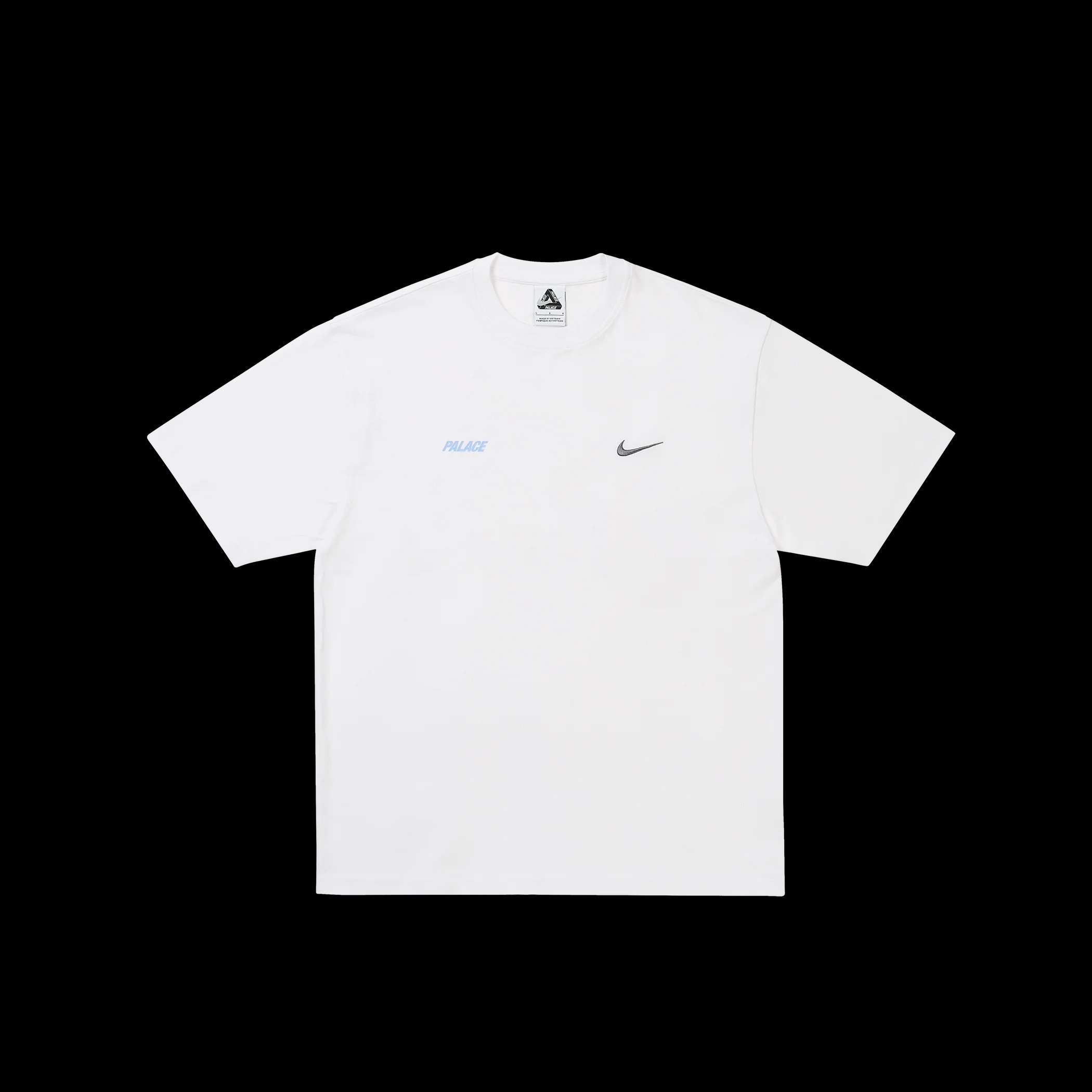PALACE NIKE FONT SWOOSH T-SHIRT WHITE