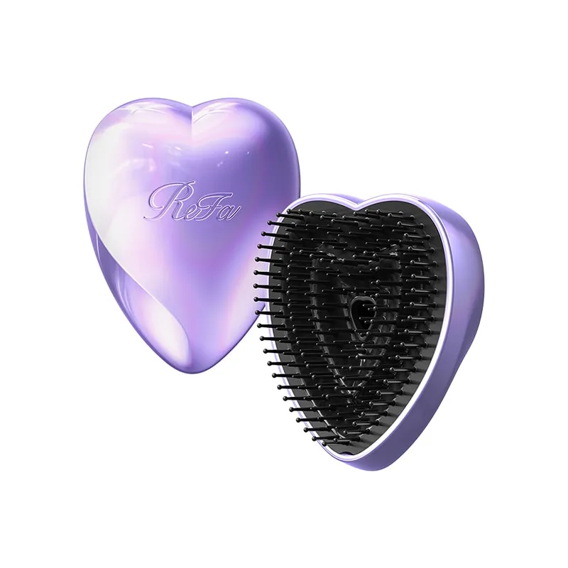 [限定] REFA Heart Brush Mini Silky Purple / Lavender 心型迷你順髮梳 幻彩絲光紫色 / 薰衣草紫色