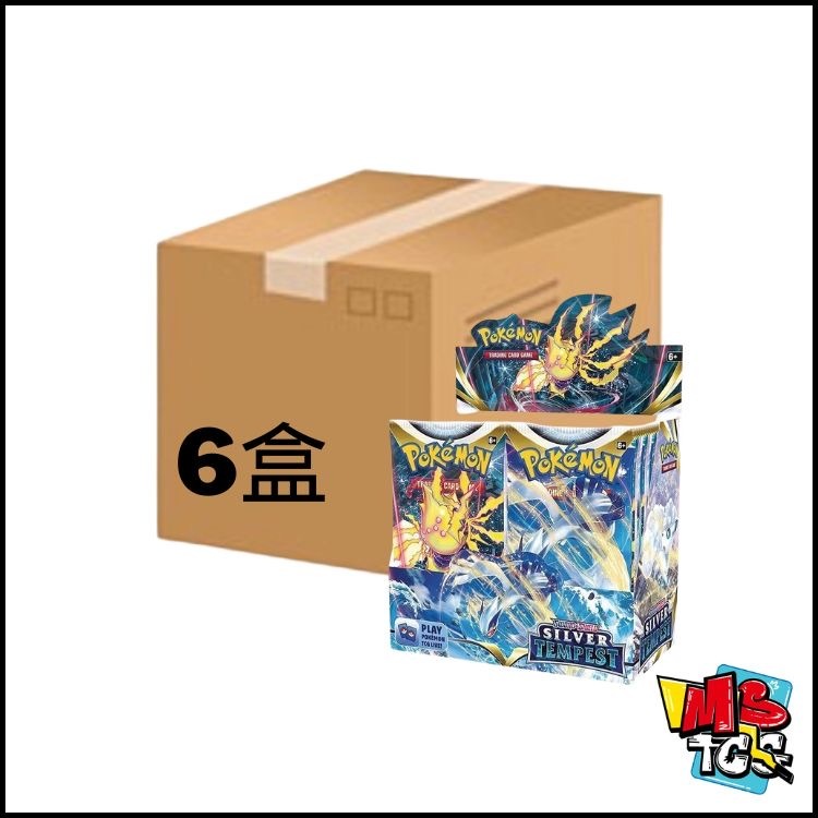 Pokemon TCG 美版 SS12 Silver Tempest Booster Csae (1箱6盒）