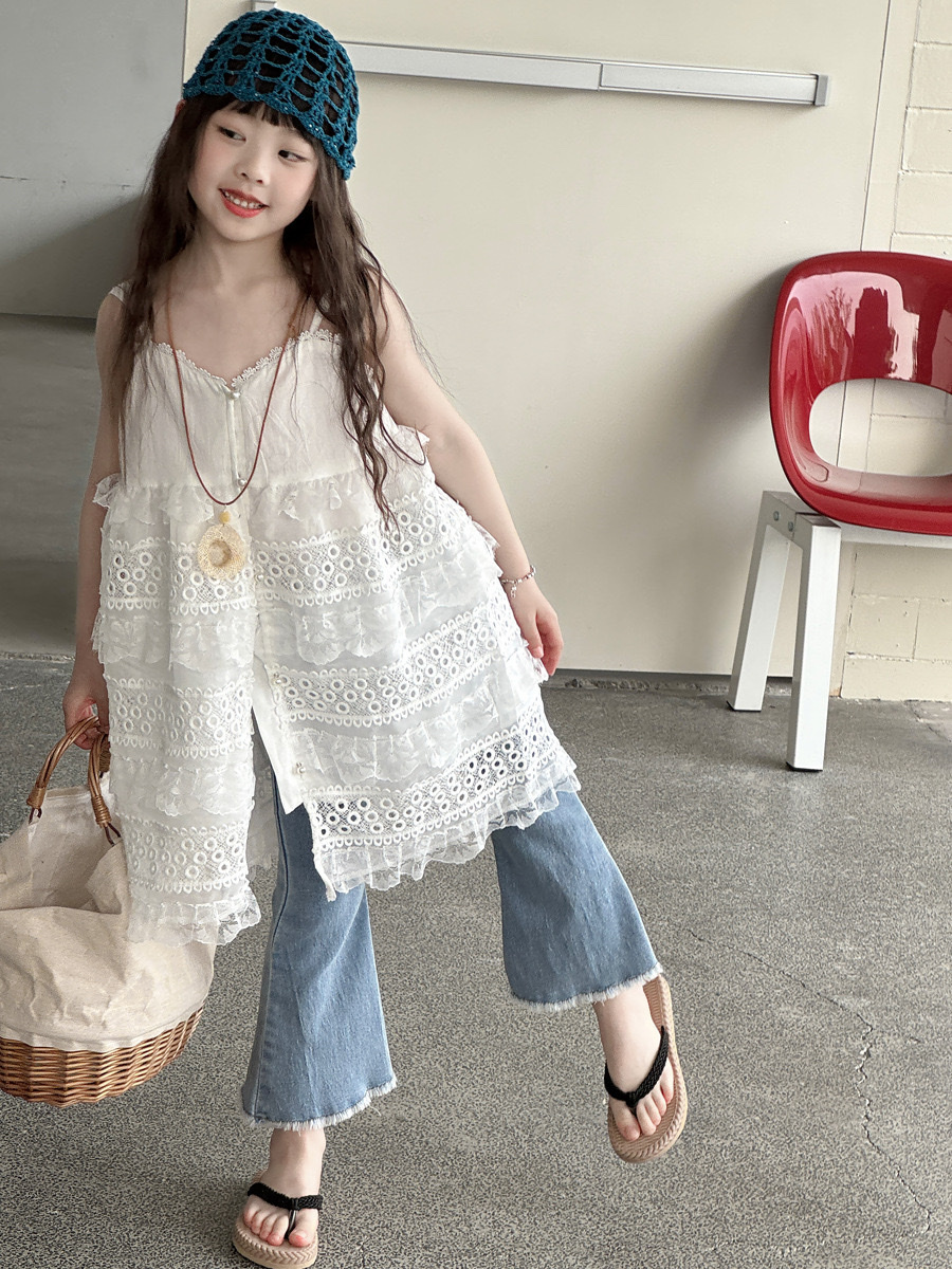 小眾設計感可疊穿法式白色洋裝