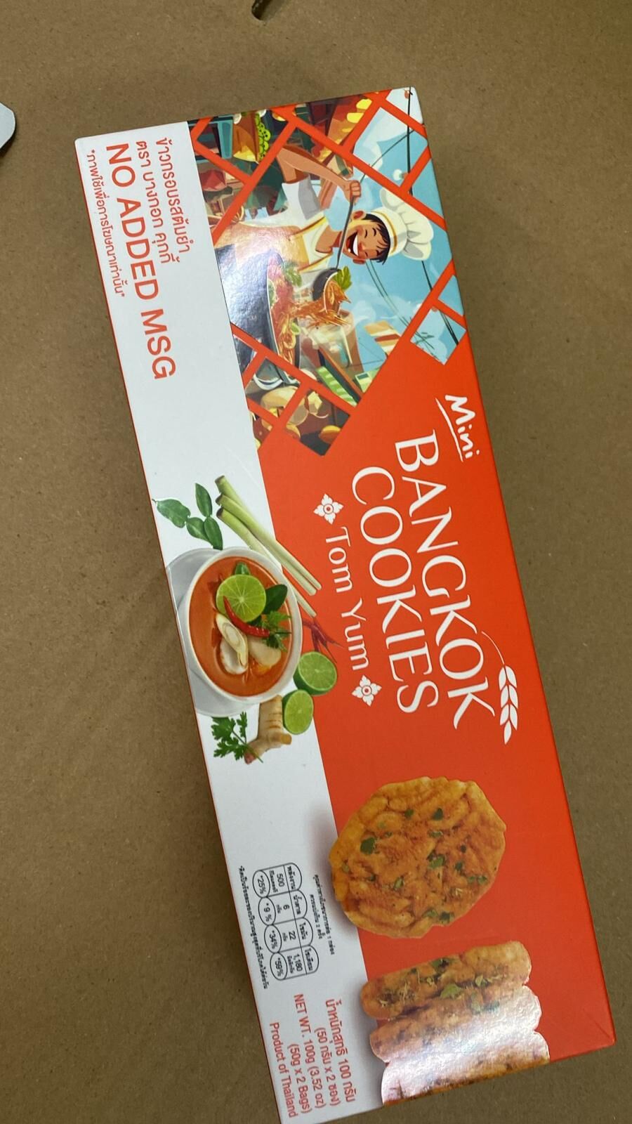 現貨 TH Bangkok Cookie米餅（冬陰功味）