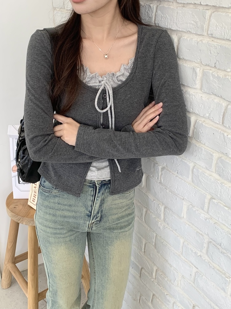 荷葉背心假兩件