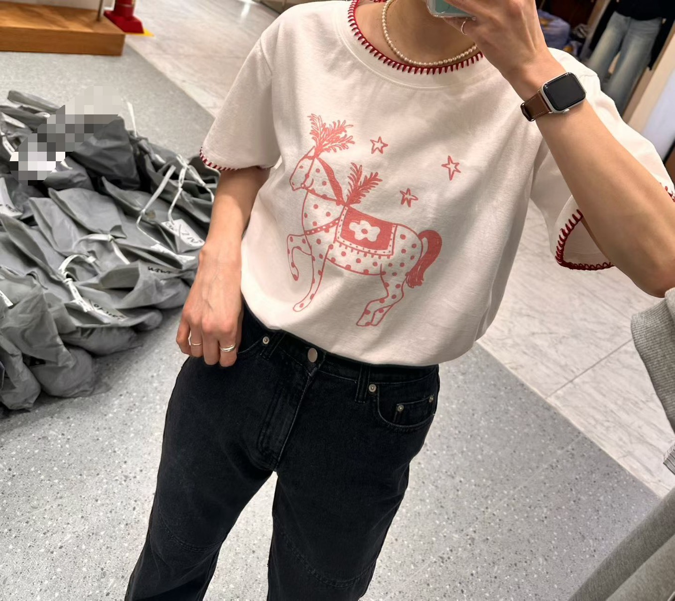 星星駿馬短袖T