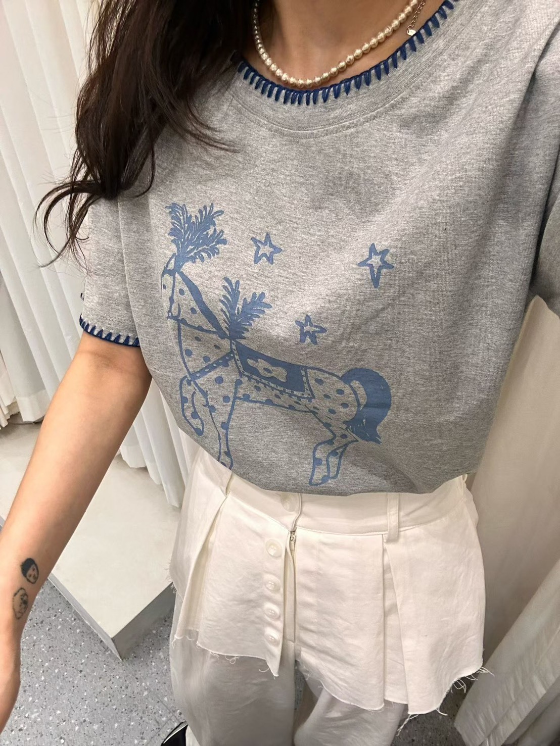 星星駿馬短袖T