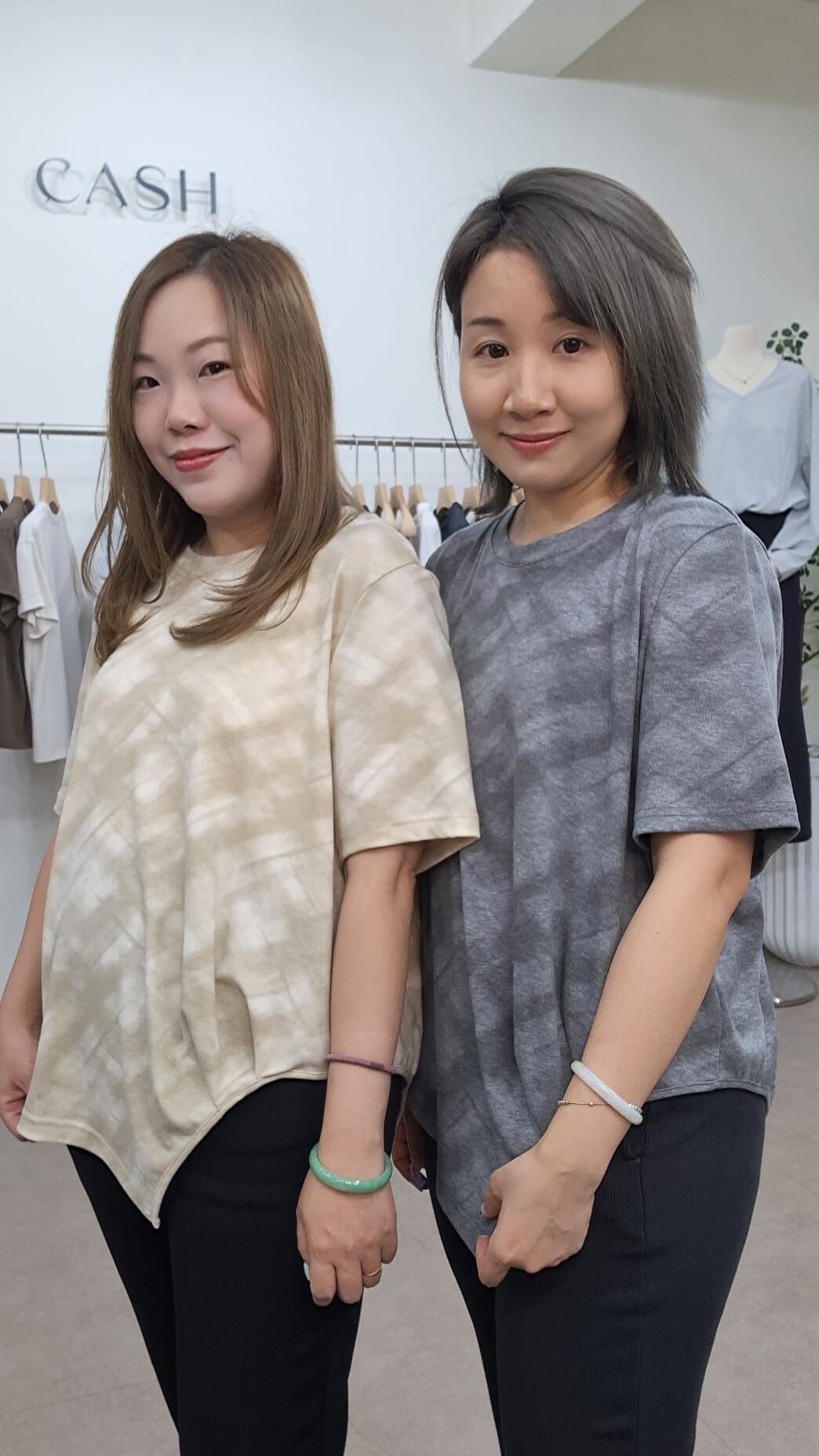 CA13R 菱格紮染TOP