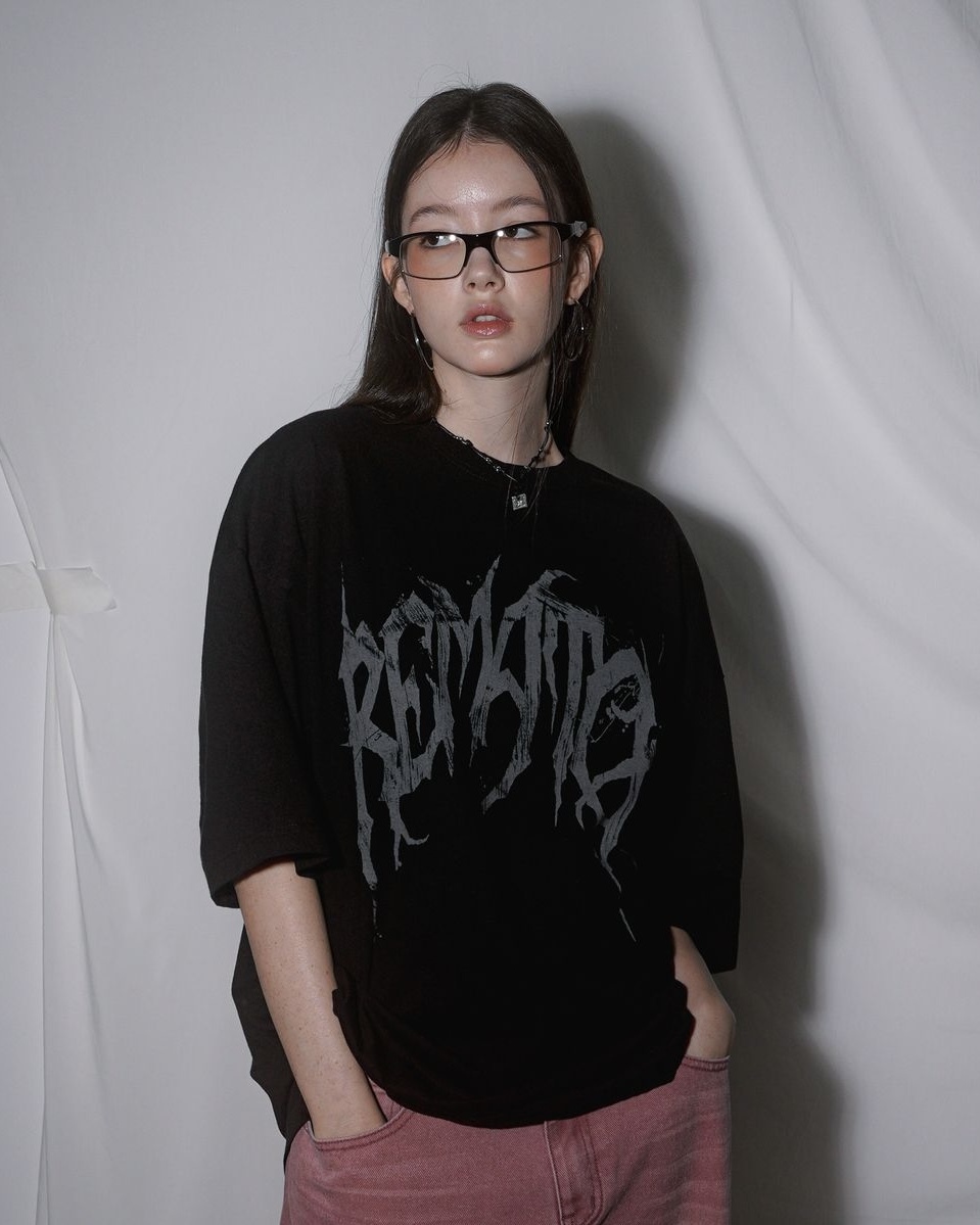 <預購> 韓國EZKATON復古感高磅純棉短T