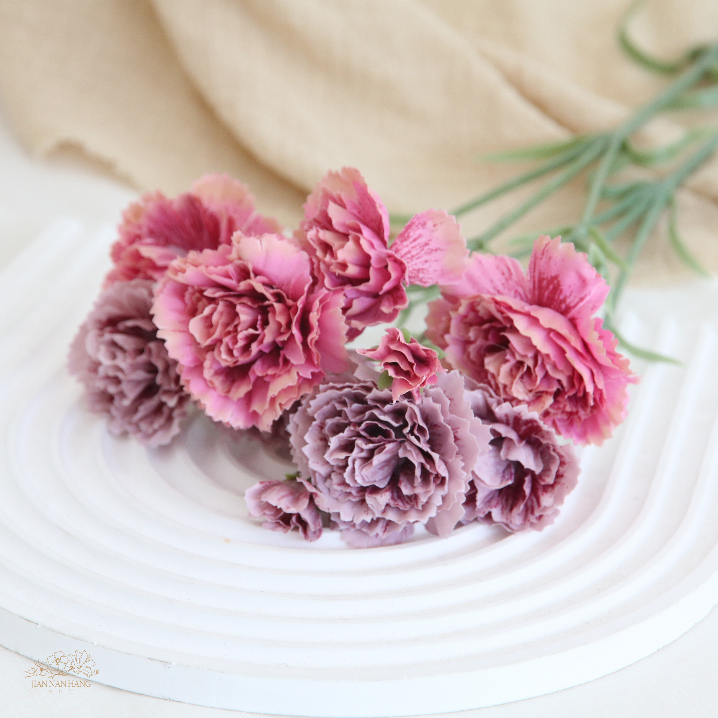 人造花 乾燥色康乃馨 2色