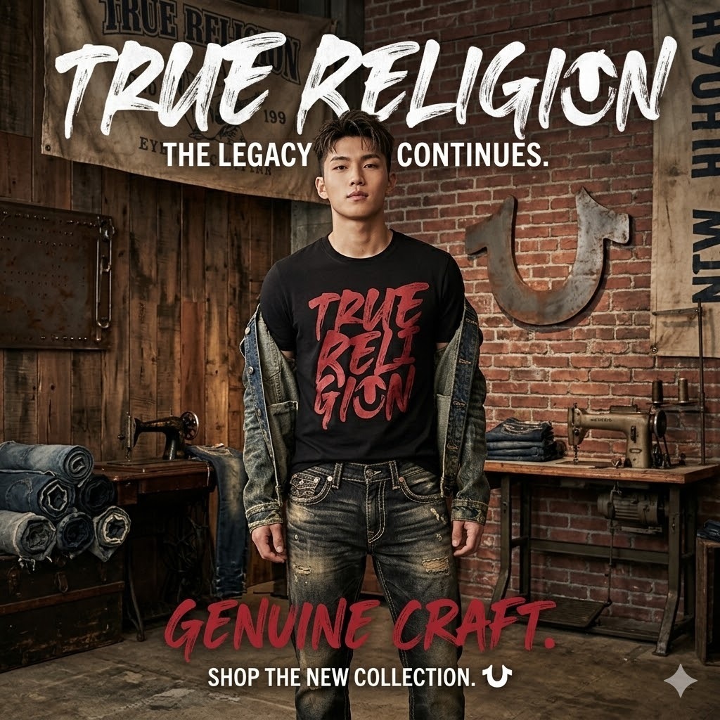 【現貨】True Religion H041120 男士圓領短袖 T 恤