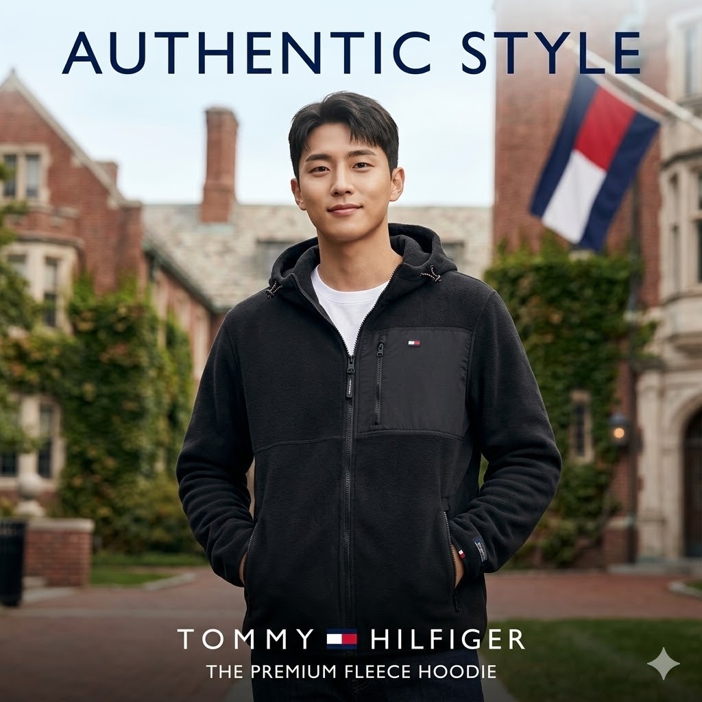 【預購】Tommy Hilfiger H041153 男士連帽搖粒絨拉鍊外套
