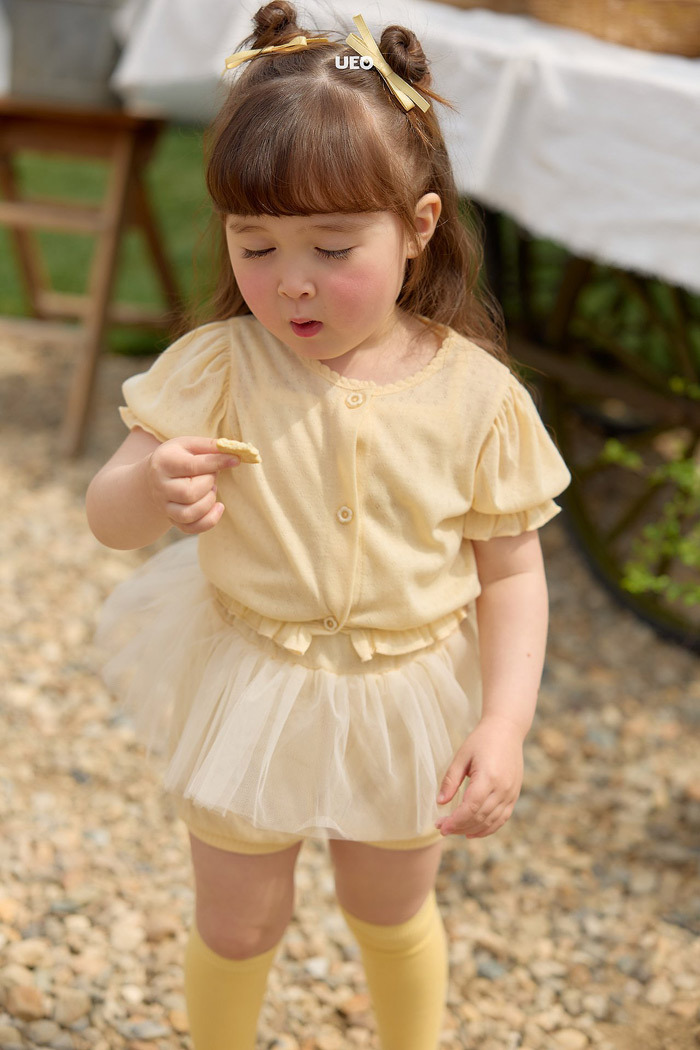 正韓夏UEO 兩色每每花邊小外套