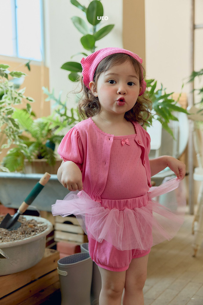 正韓夏UEO 兩色每每花邊小外套