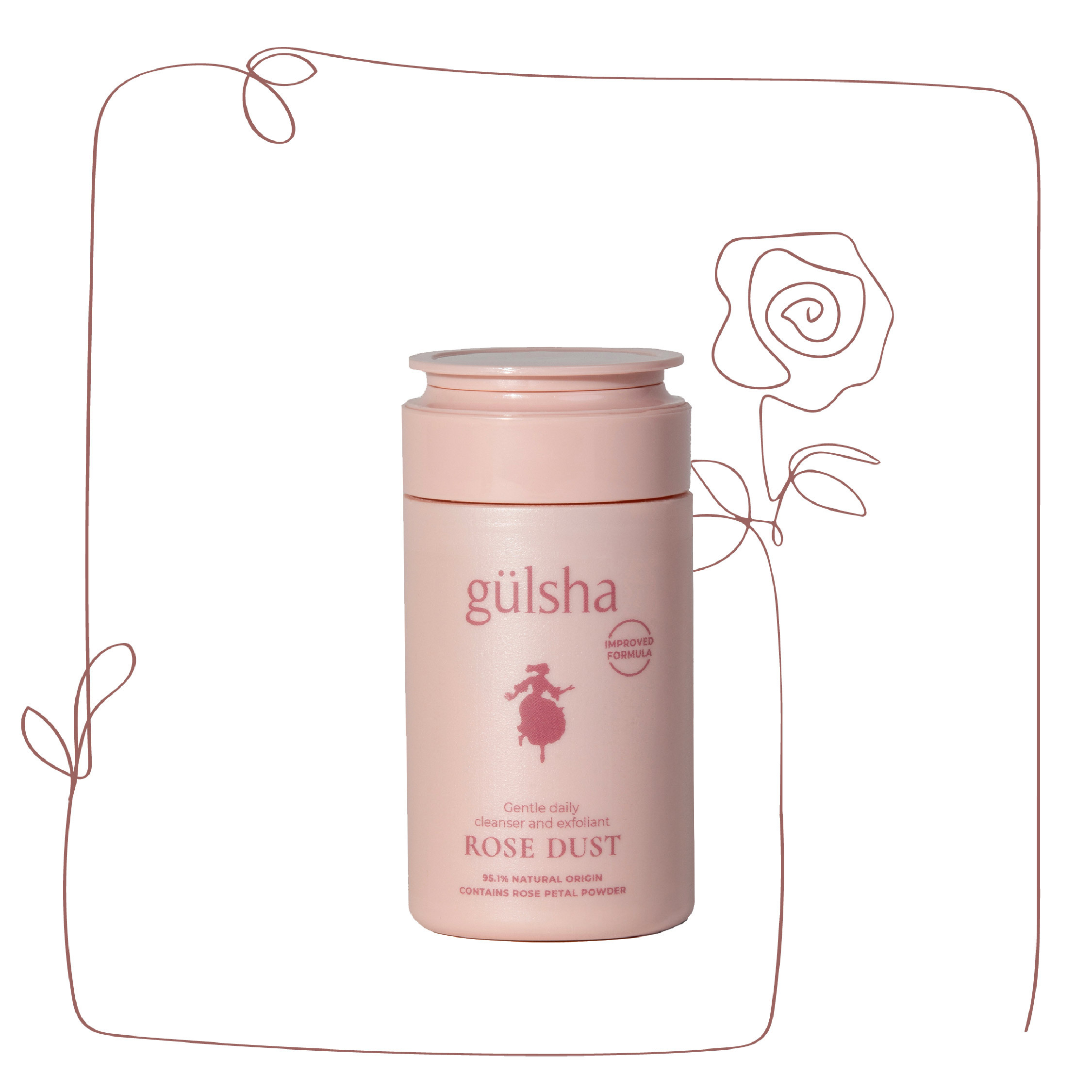 gülsha Purifying Rose Dust 45g