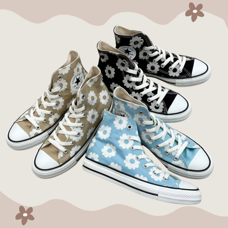 converse FLOWERPRINT 春日花花 3色