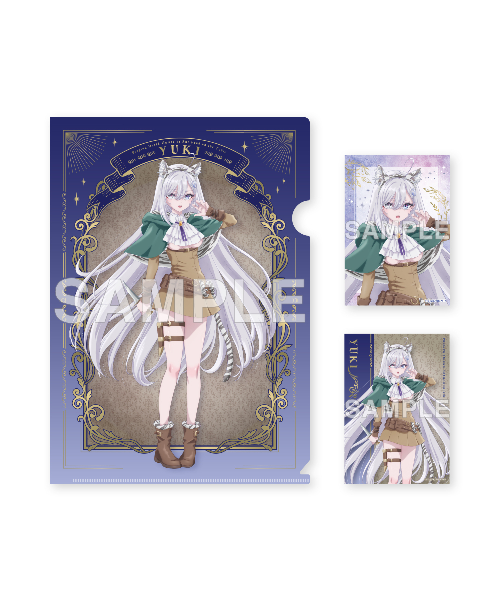 預購-靠死亡遊戲混飯吃。A4 File夾&收藏卡套組 FANTASY FOREST ver.【日本進口精品】