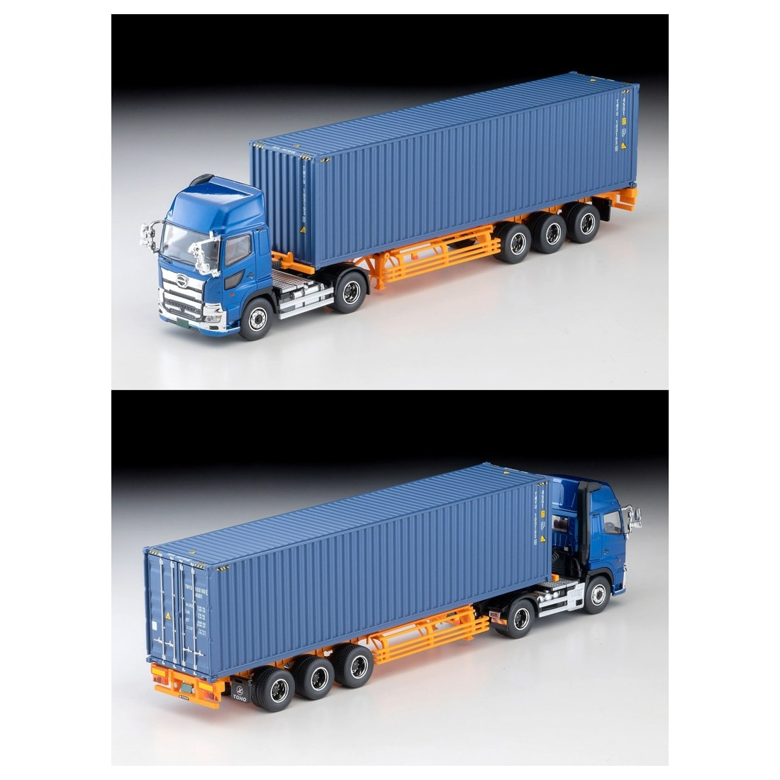 [預訂] Takara Tomy Tomytec LV-N292e 日野 Profia 40 呎貨櫃拖頭（藍色）