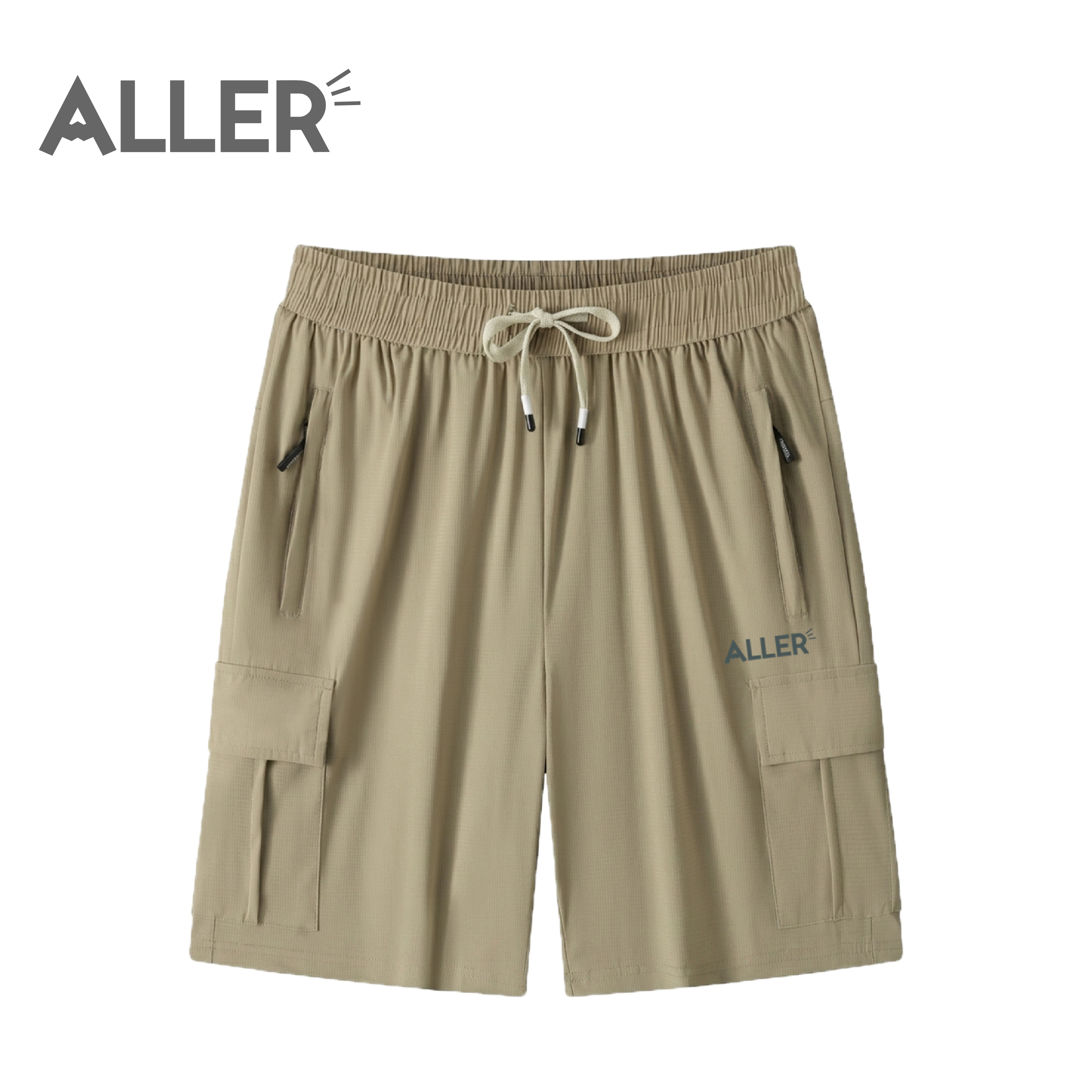 ALLER 細格冰涼工裝短褲 男款 (3色) 20AL2502A