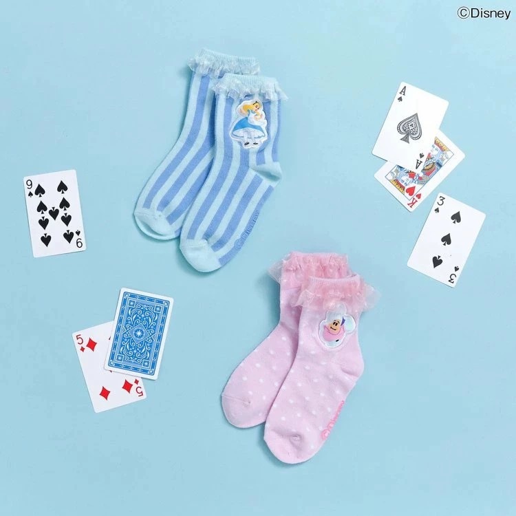 廠單 Alc x Alice in Wonderland 襪 (一組3對)