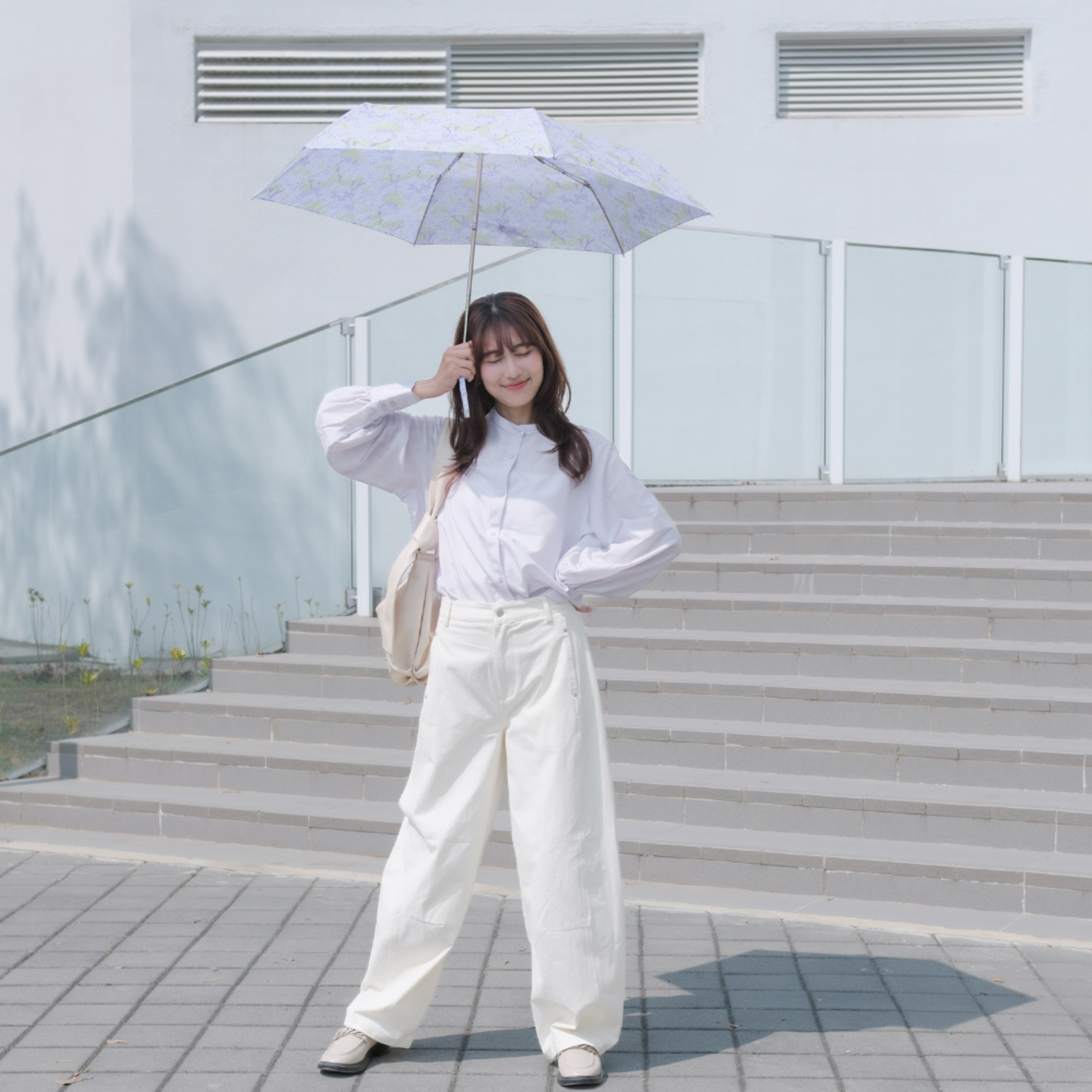 鈦輕超輕量自動傘/印花樂 x OMBRA/台灣原生樹/苦楝