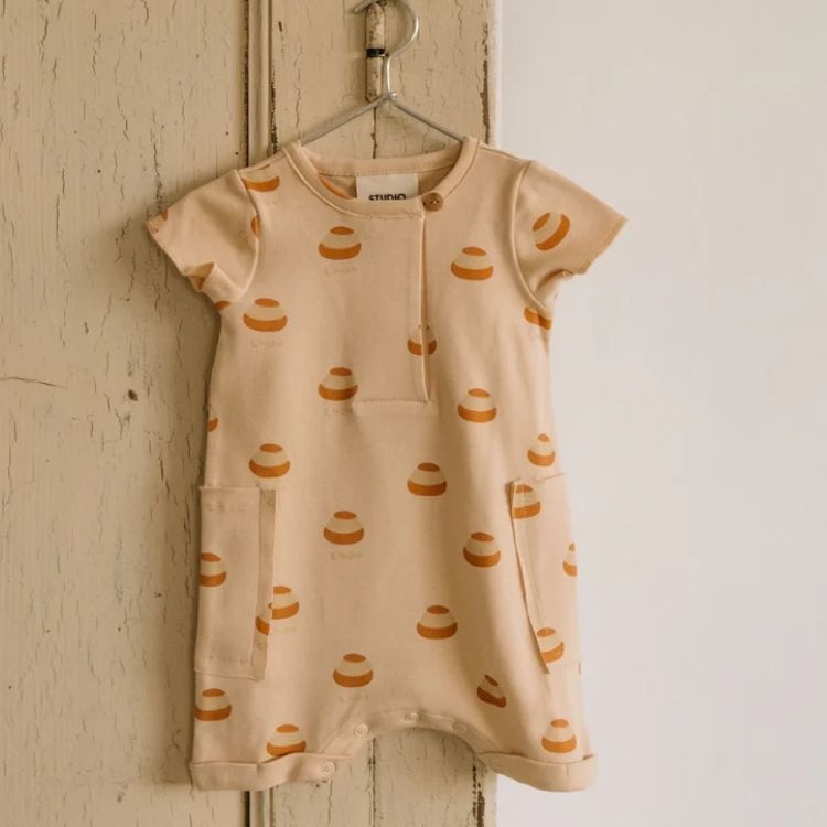 STUDIO BOHEME 甜點大口袋連身衣 COMBISHORT AIMÉ - APPLEBLOSSOM CHOU