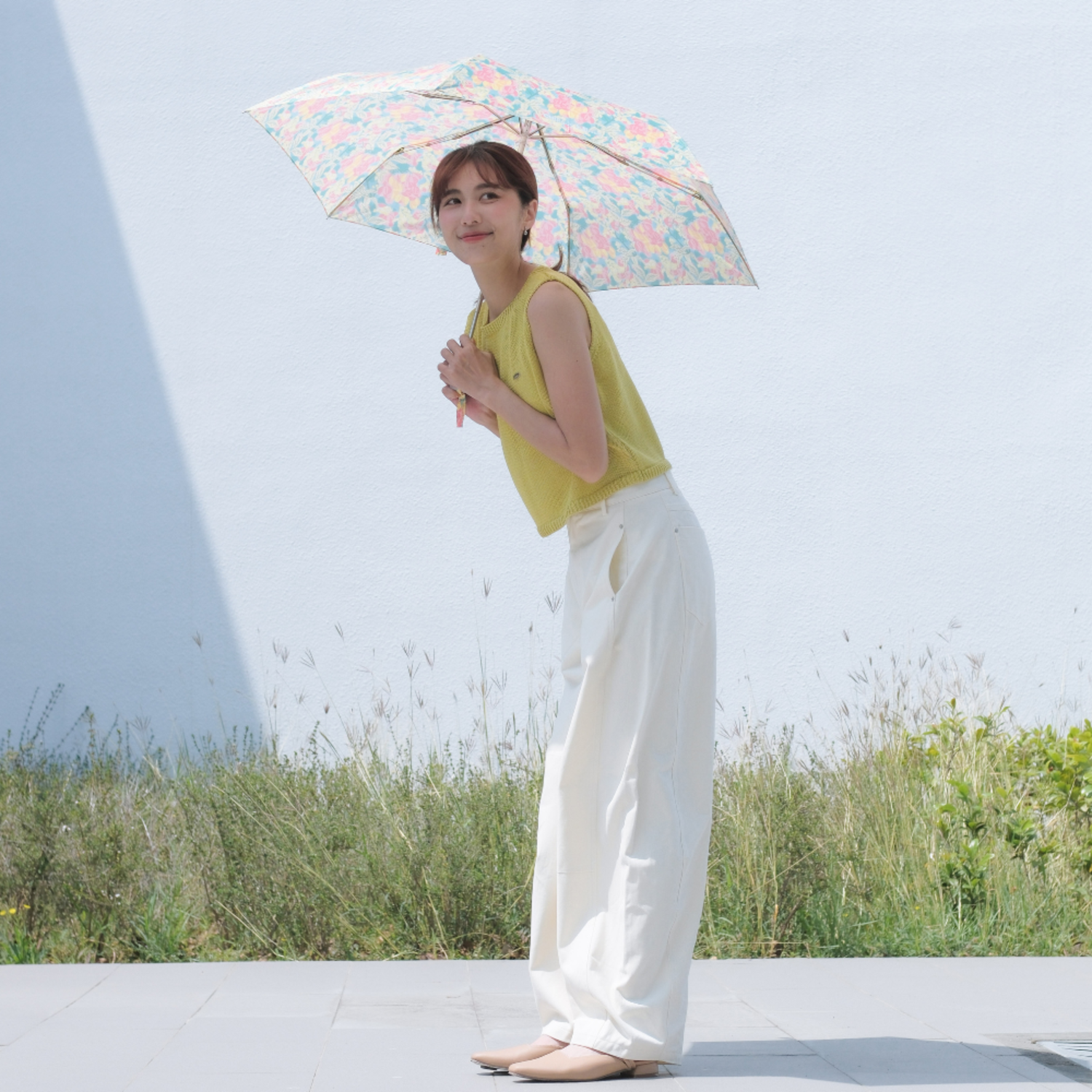 鈦輕超輕量自動傘/印花樂 x OMBRA/台灣原生樹/台灣欒樹