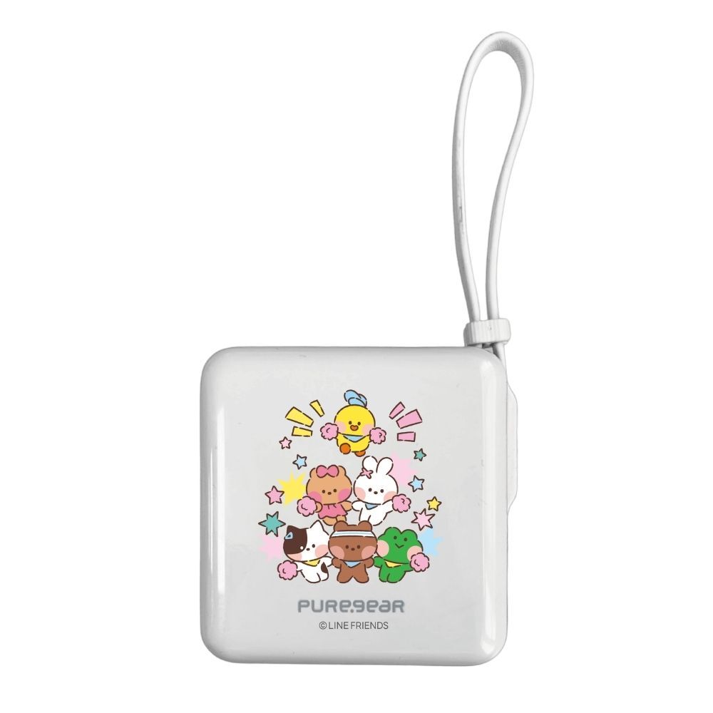 自帶線掛繩式10000mAh行動電源 / 加油應援團(LINE FRIENDS minini)