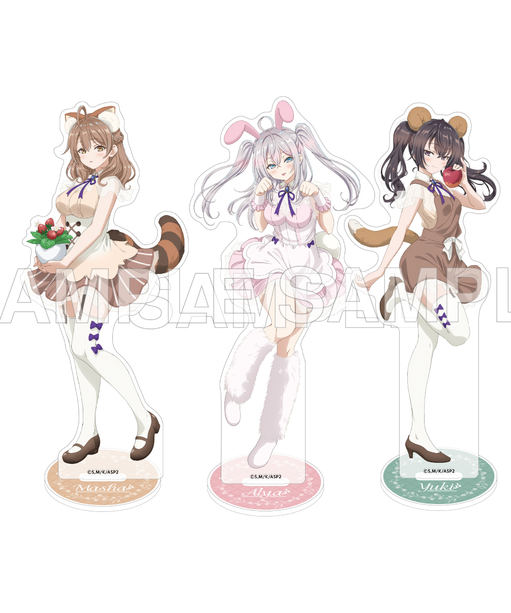 預購-「不時輕聲地以俄語遮羞的鄰座艾莉同學」壓克力人形立牌 FANTASY FOREST ver. 系列【日本進口精品】