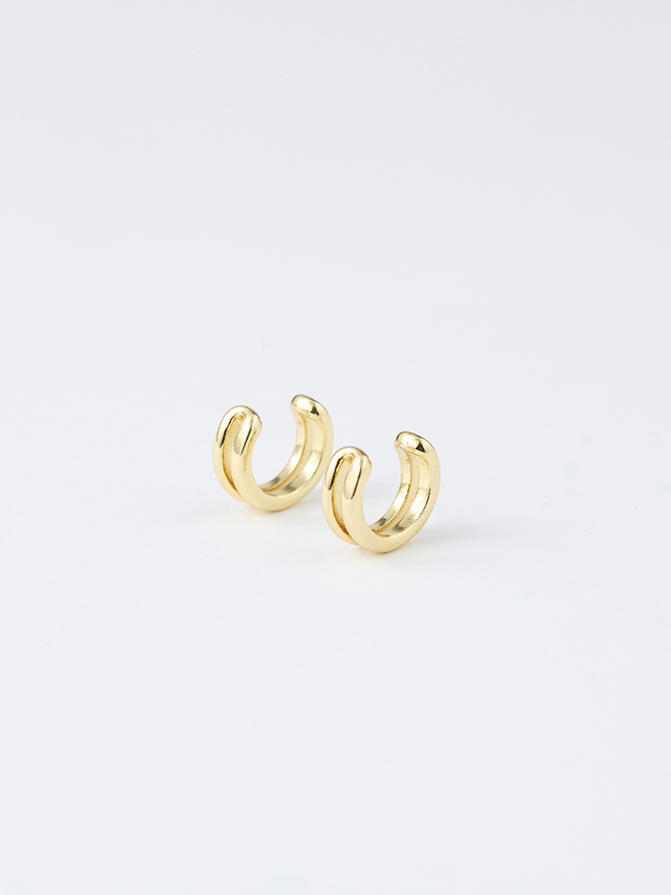 雙圈鏤空耳骨夾