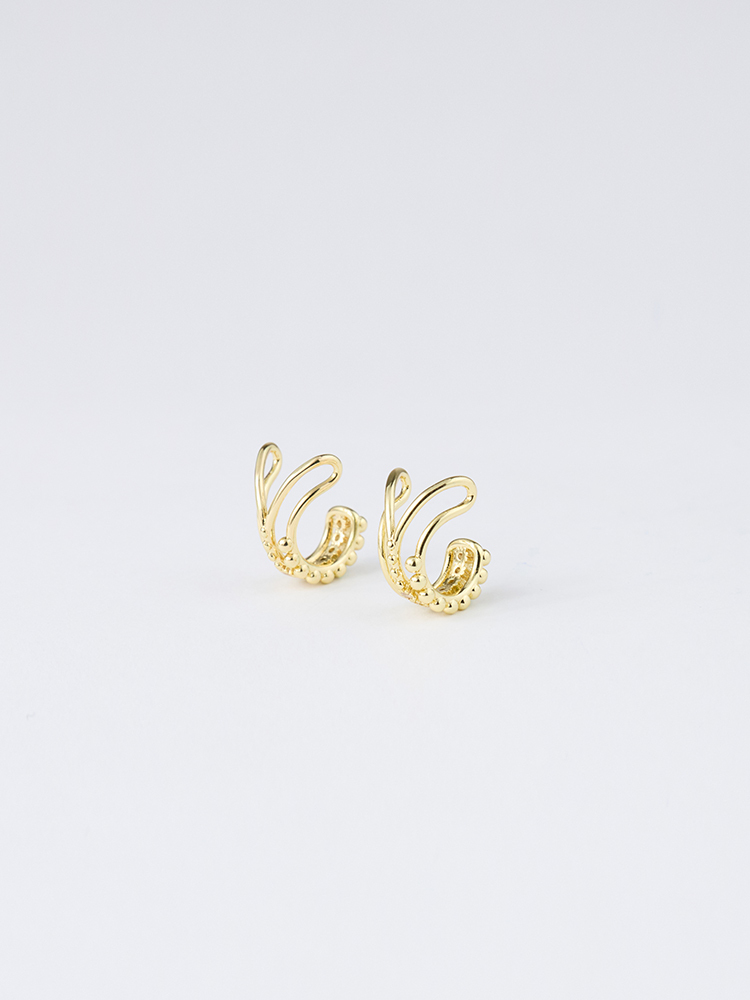 多層設計百搭碎鑽耳骨夾