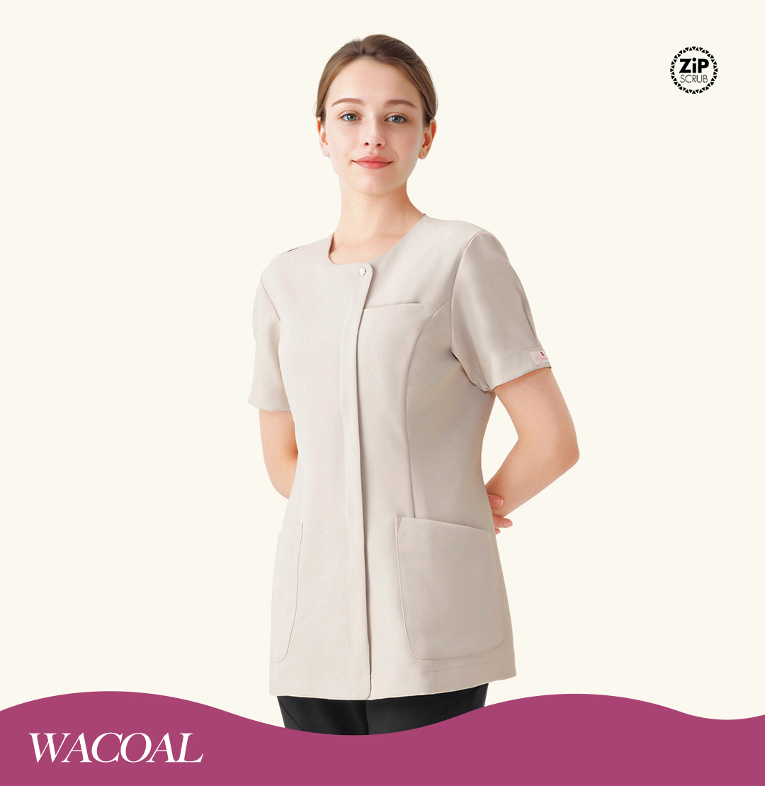 華歌爾 HI710-30 典雅珍珠拉鍊上衣 薩沙色
