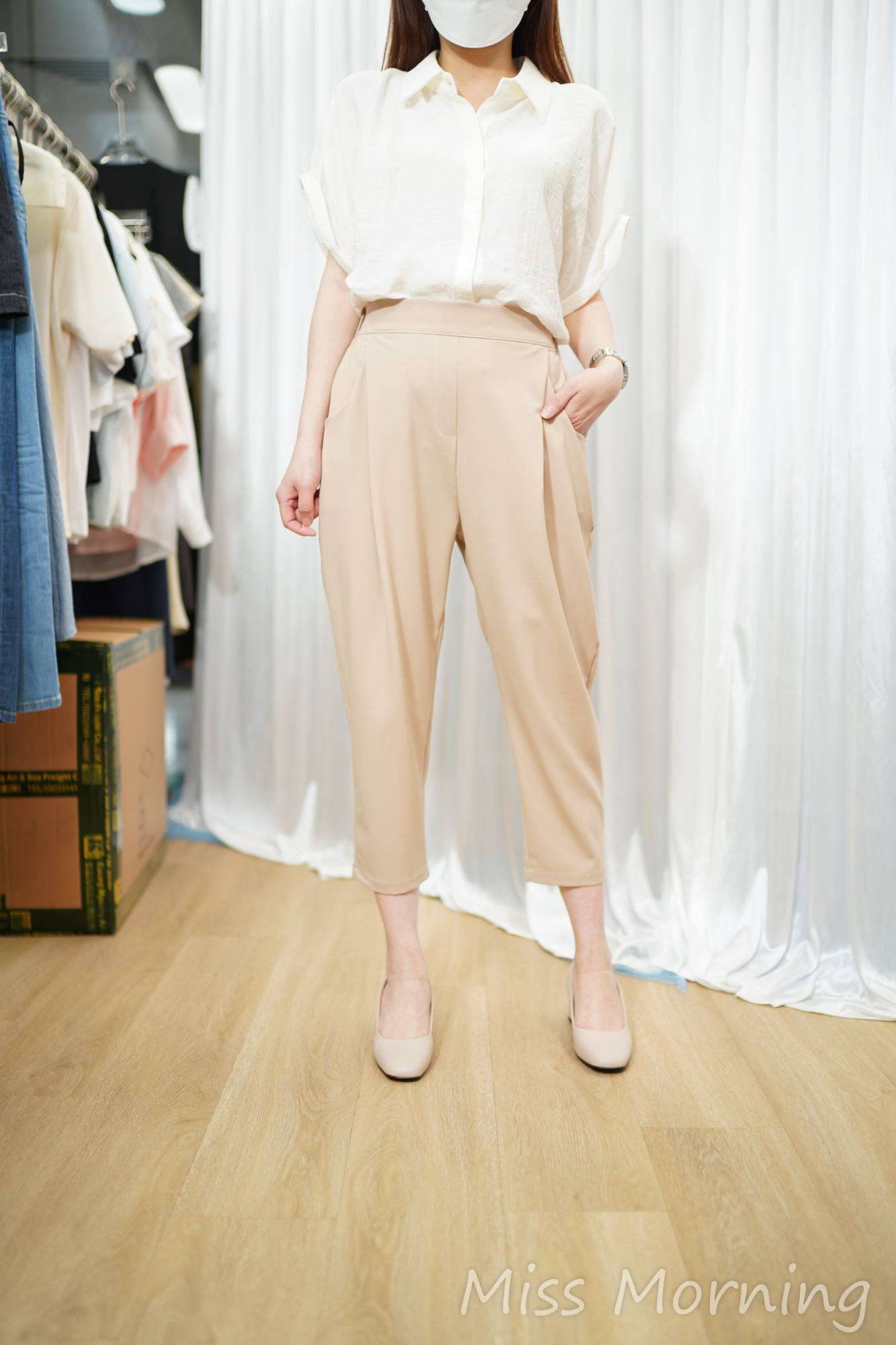 顯瘦遮肉9分西褲(34129)